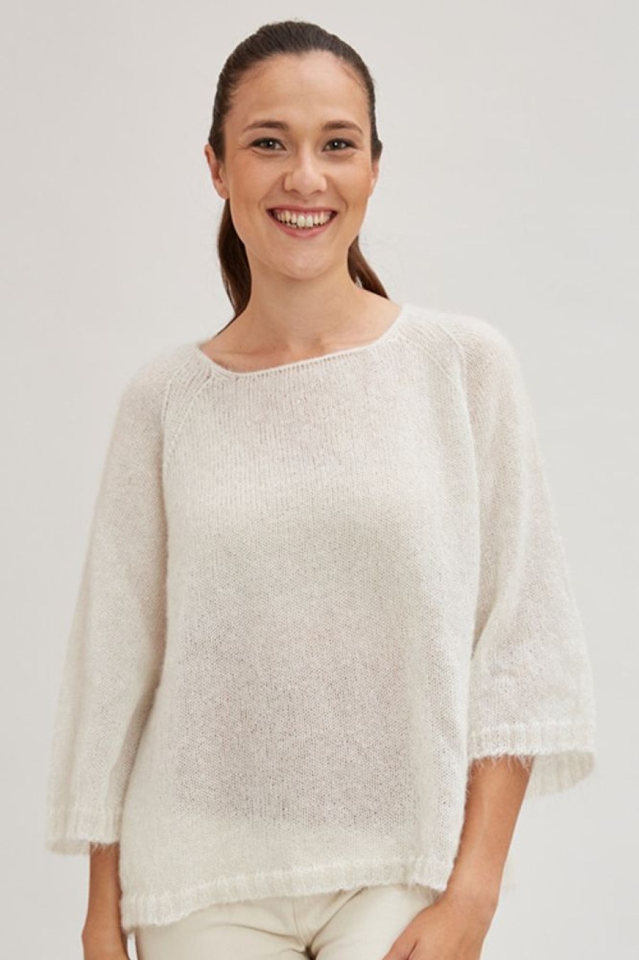 Femmes Missègle | Pull Laine Ample Mohair Et Soie Pour Femme