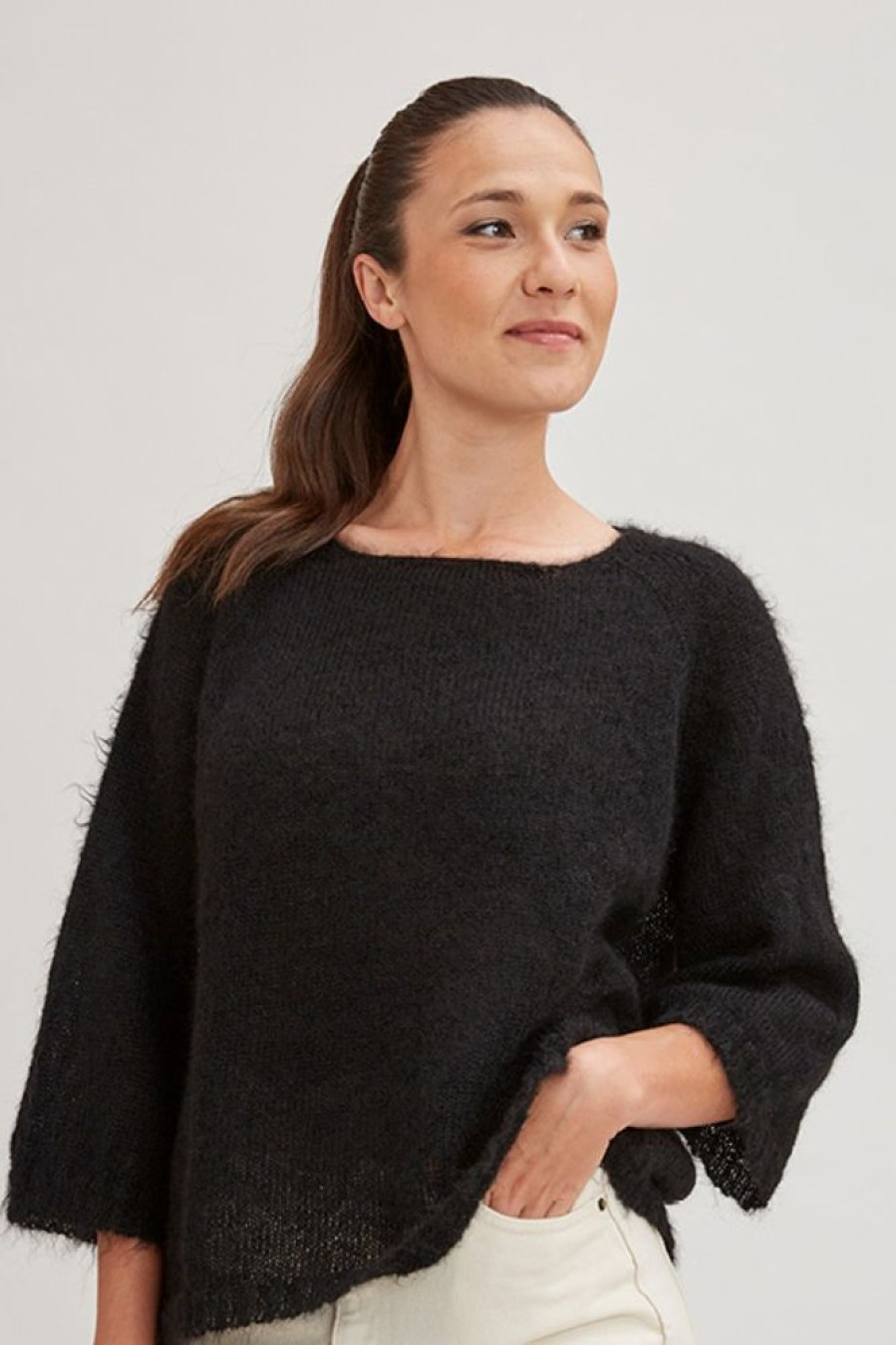 Femmes Missègle | Pull Laine Ample Mohair Et Soie Pour Femme