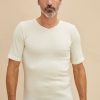 Hommes Missègle | T-Shirt Laine Merinos Col V Pour Homme