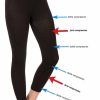 Femmes Missègle | Legging Coton Bio Anti-Fatigue Noir