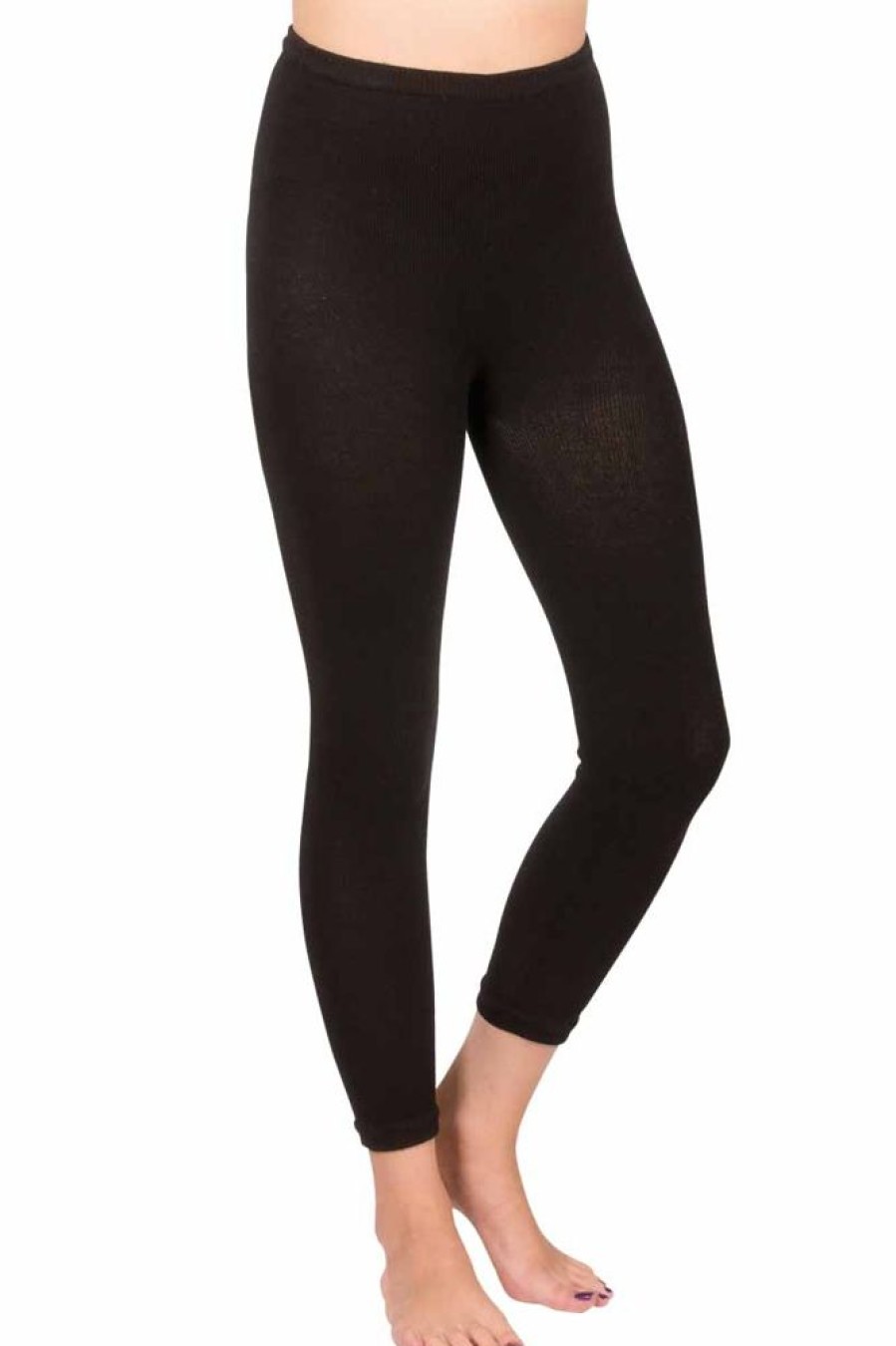 Femmes Missègle | Legging Coton Bio Anti-Fatigue Noir