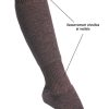 Hommes Missègle | Chaussettes Laine Hautes Himalaya Chocolat