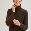 Femmes Missègle | Pull Laine De Yack Col Chemine Pour Femme