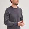 Hommes Missègle | Pull En Laine Merinos Homme Col Rond