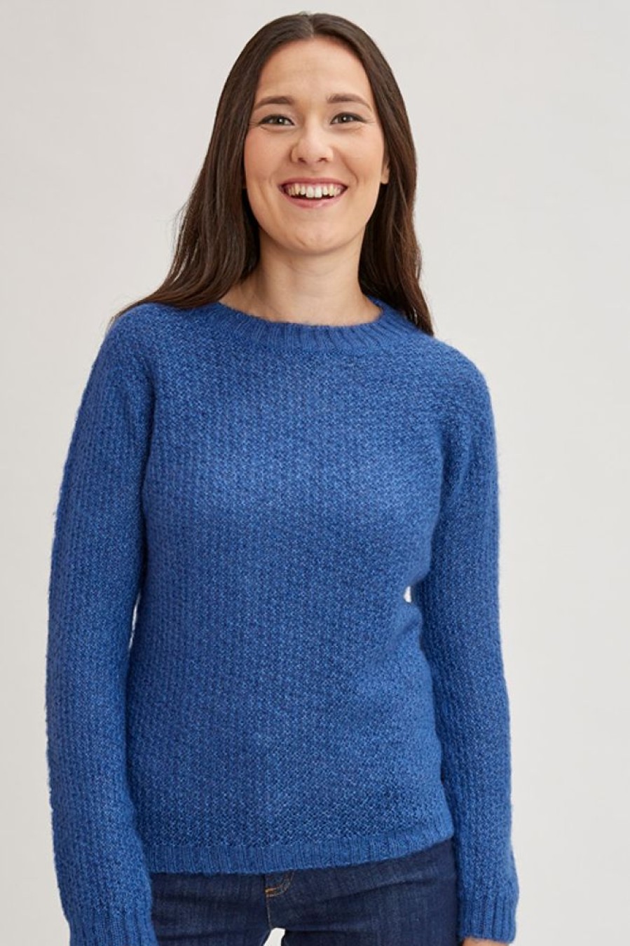 Femmes Missègle | Pull Laine Mohair Col Rond Pour Femme