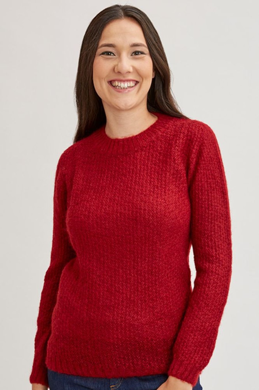 Femmes Missègle | Pull Laine Mohair Col Rond Pour Femme