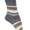 Hommes Missègle | Chaussettes Laine Mohair Rayures Multicolores