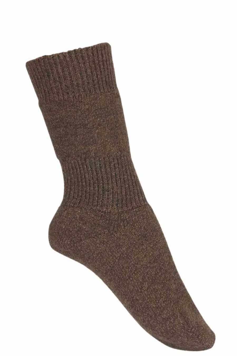 Hommes Missègle | Chaussettes Laine Mohair Et Yack Himalaya Chocolat